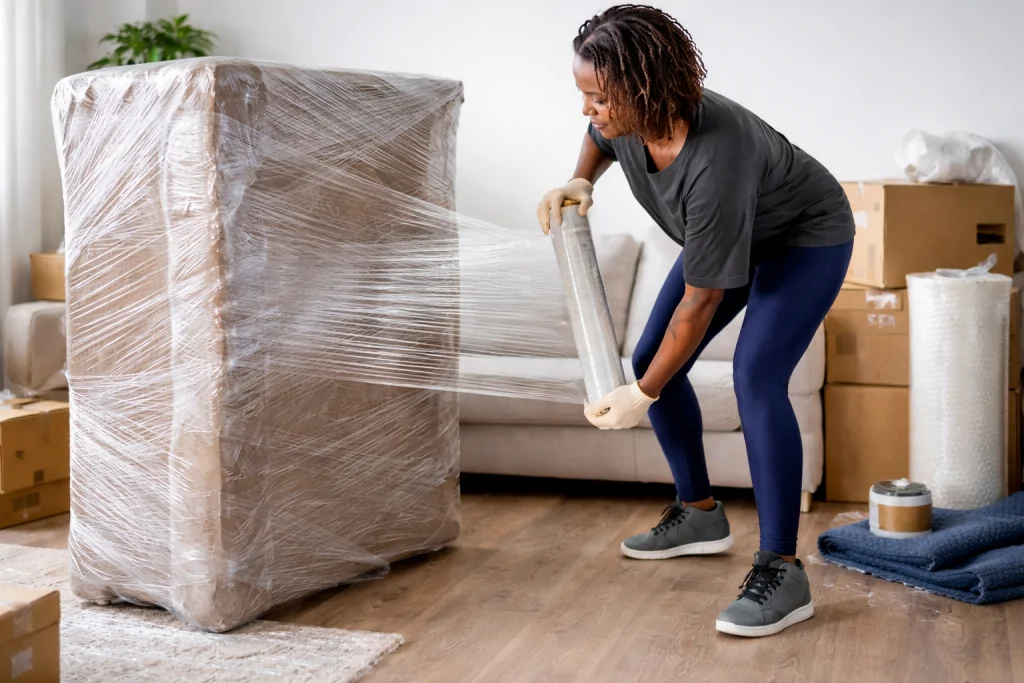 How to Wrap Furniture for Moving - and packing