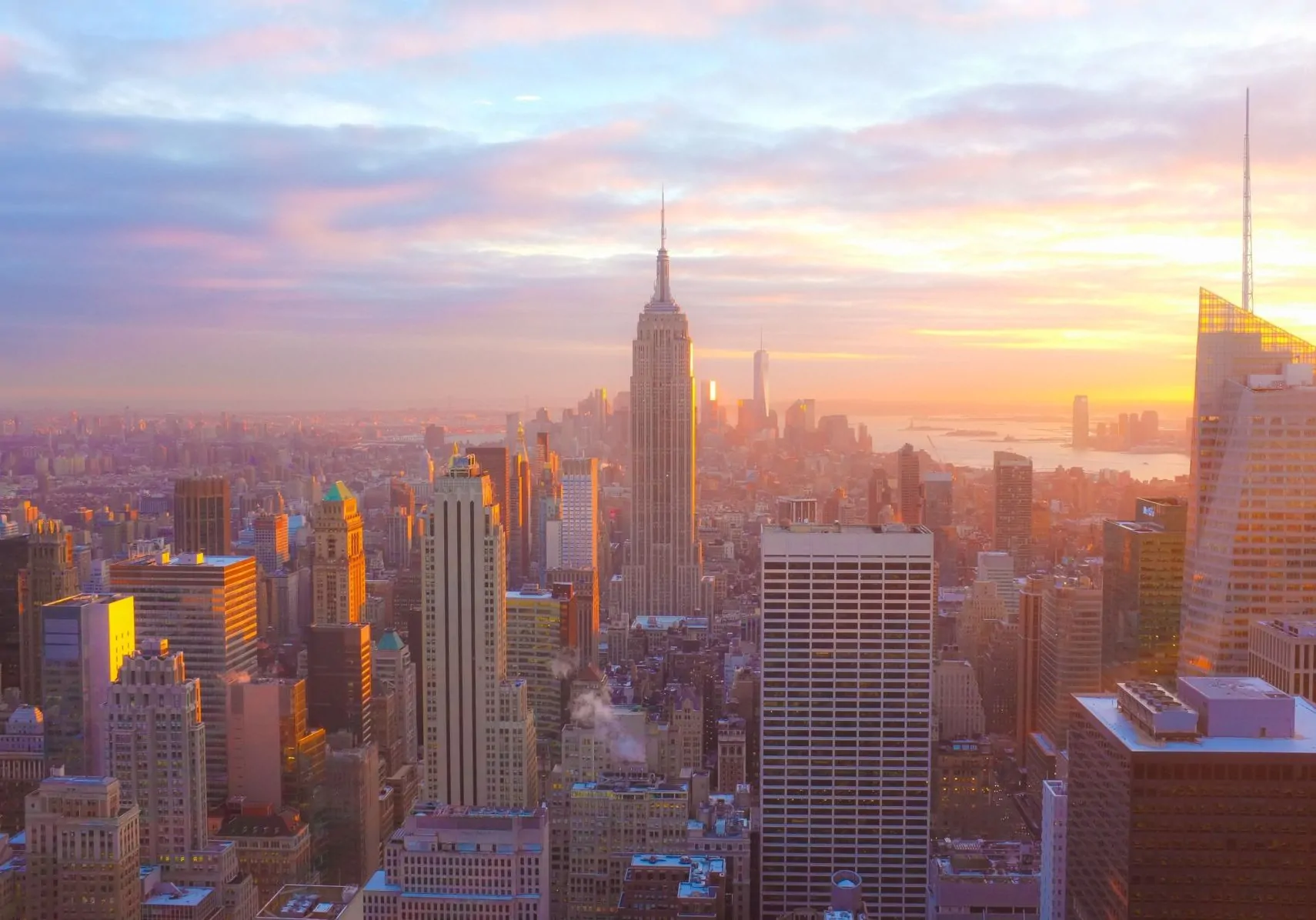 view of the empire state building